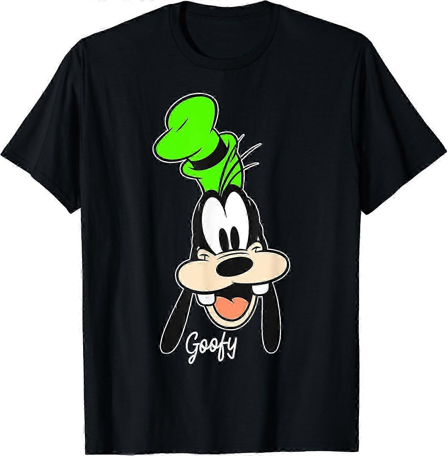Tricou Goofy Big Face Portrait Material retro la modă