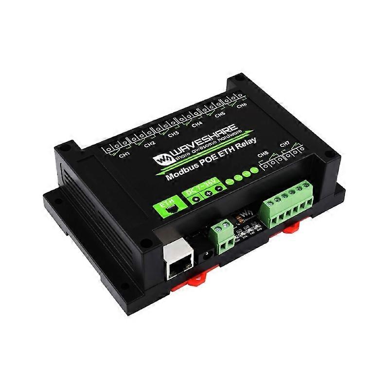 8CH Ethernet Relays Module Modbus RTU/Modbus Protocol PoE Port Communicate