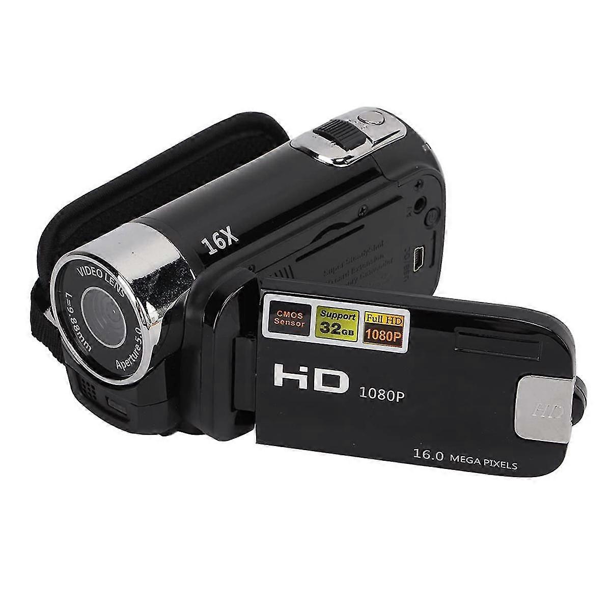 16MP Digital Camcorder 1080P Full HD DV Camcorder Digital Video Camera Degree Rotation Screen 16X N