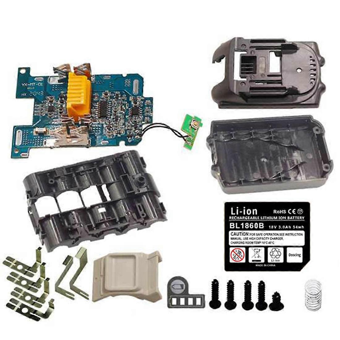 DIY Battery Case Single Cell Protection Detection BMS for 18V Battery BL1830 BL1820 BL1815 BL1860B