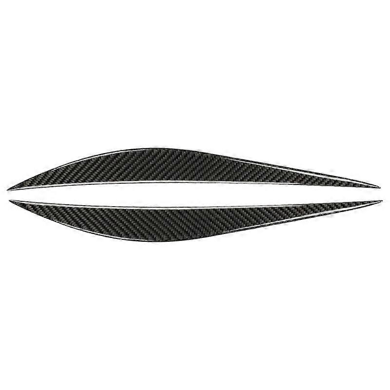 Carbon Fiber Car Front Headlight Eyebrows Sticker Trim Decoration Accessories for - 3 Series F30 32