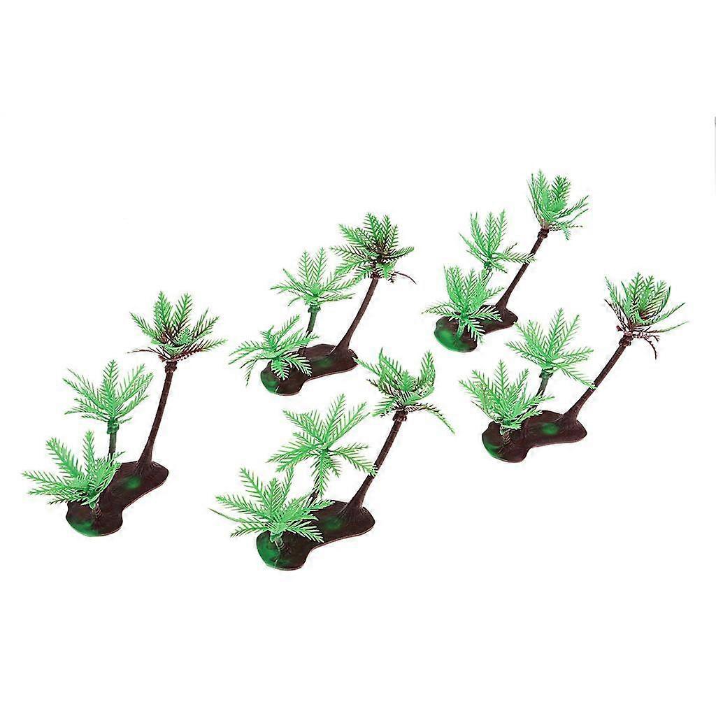Model Railroad Trains HO Scale Coconut Palm Trees 5x HO Scale for Sand Beach