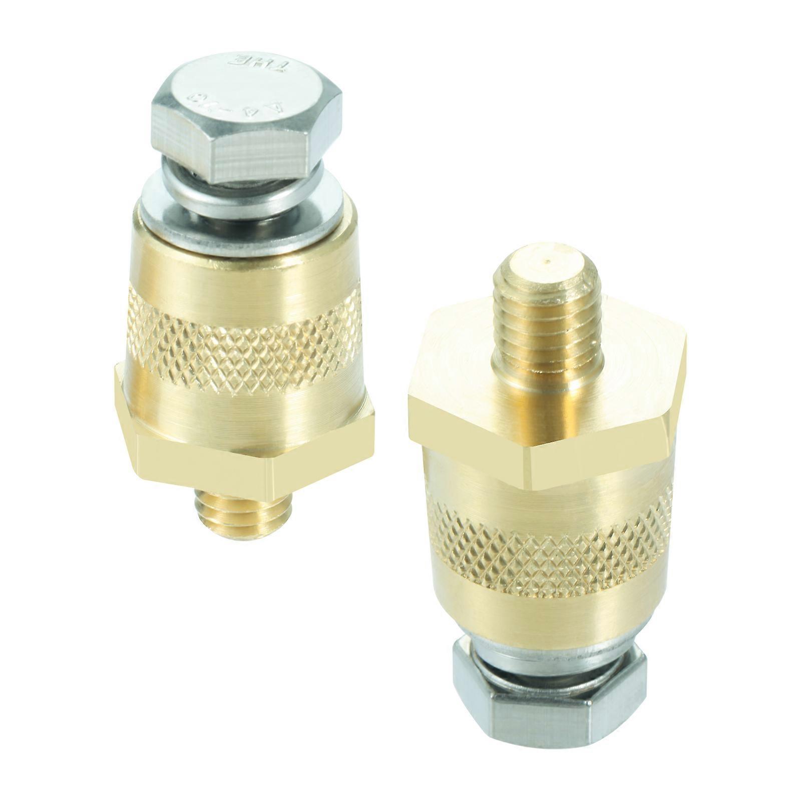 2Pcs Battery Car power connector Terminal s Battery Post Terminals 3/8 M6 M8 16 Top or Side Thread Terminal Charging Posts Extender Adaptor