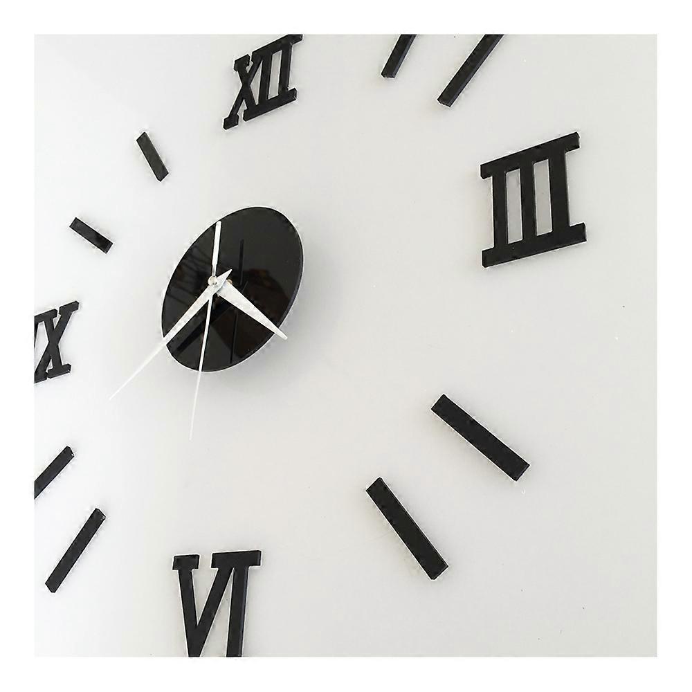 Roman Digit Acrylic Wall Clock Decoration