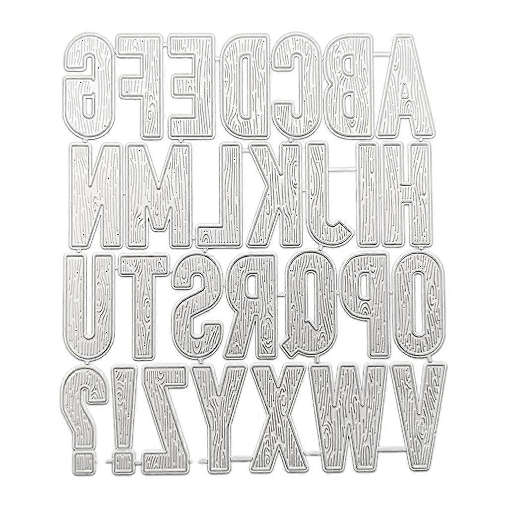 Art Letters Metal Cutting Die Embossing Script Die Stencil for DIY Scrapbooking