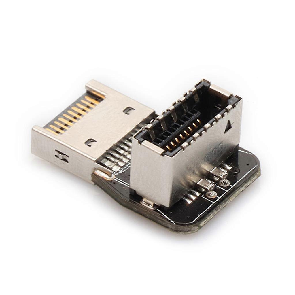 USB3.0 3.1 Gen2 USB-E Type-E to 19/20Pin Extension Cable Adapter 90 Deg