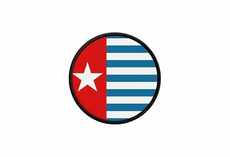 Patch ecusson flag west papua papua west west prints thermosticker
