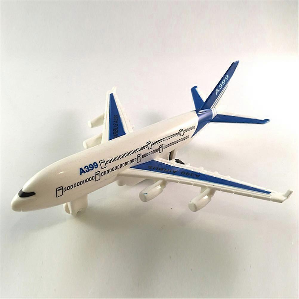 1pc Air Bus Model Kids Children Fashing Airliner Passenger Plane Toy Passenger Model Random color