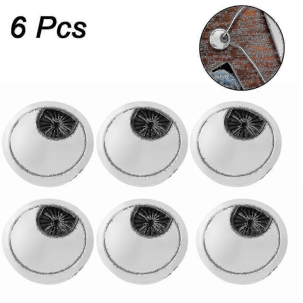 6pcs Desk Wire Cord Cable Grommets Hole Cover