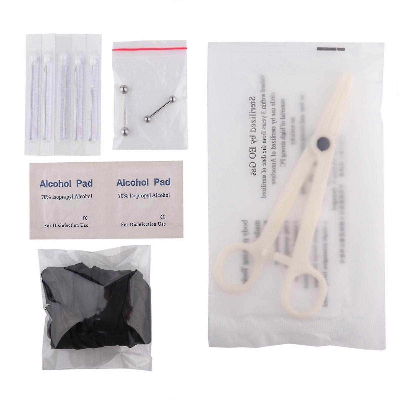 Tattoo Equipment Disposable Piercing Set Piercing Accessories Piercing Tools Piercing Needles Tw