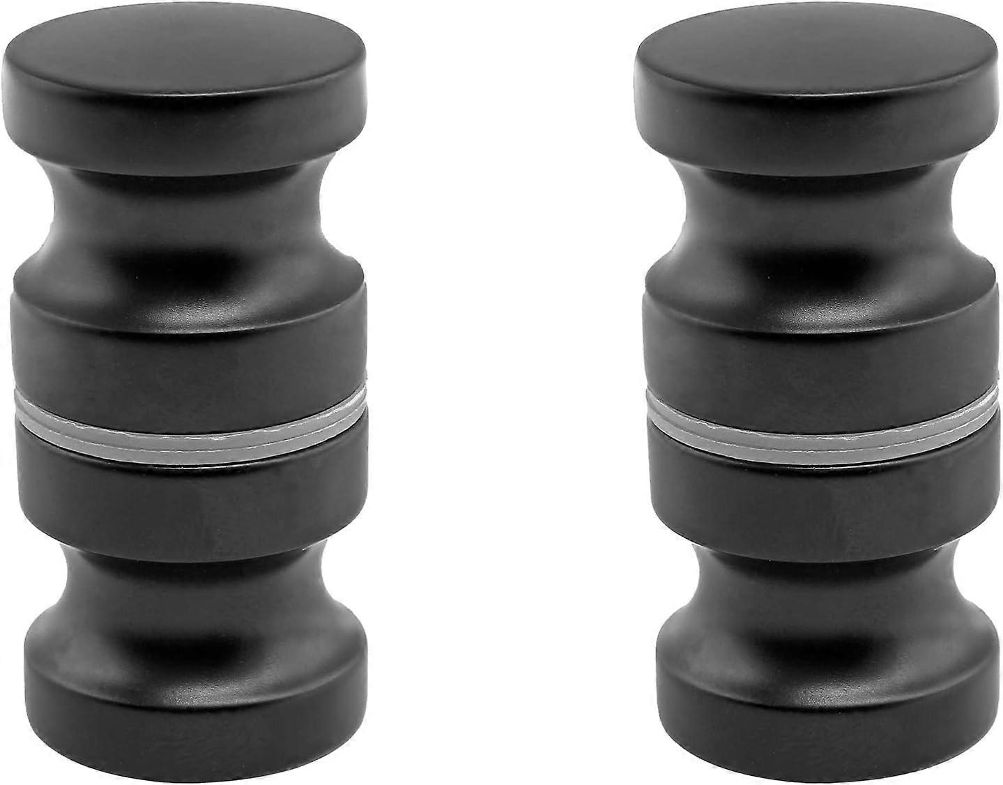 2Pcs Double Sided Shower Glass Door Knobs Solid Aluminum Alloy Back-to-Back Shower Door Knobs Bathroom Door Handle Knob