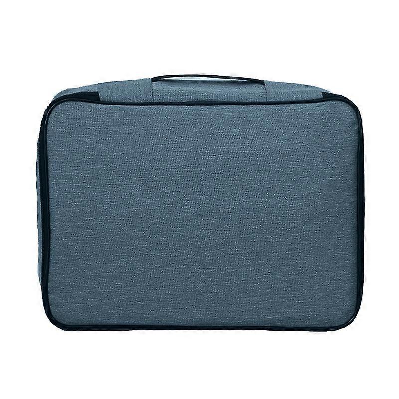 Oxford Cloth File Organizer Bag Environmental Protection with Net Pocket Portable Compact File Storage Bag for Certificate JIKAIX