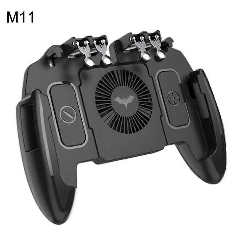 Six Finger Cooling Fan Phone Game Controller Gamepad Shooting Trigger for PUBG JIKAIX