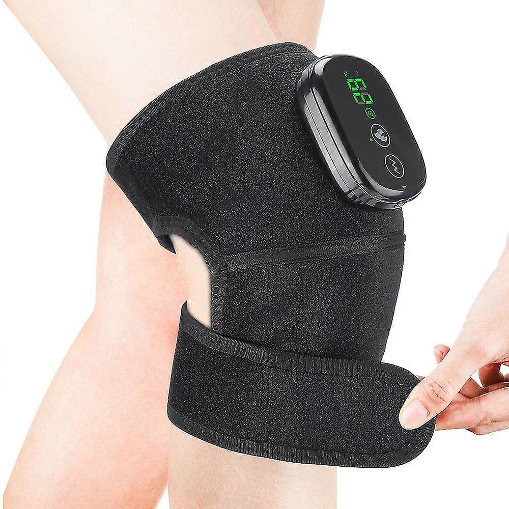 Heated Knee Pad Electric Knee Massager Vibration Elbow Brace With Led Display