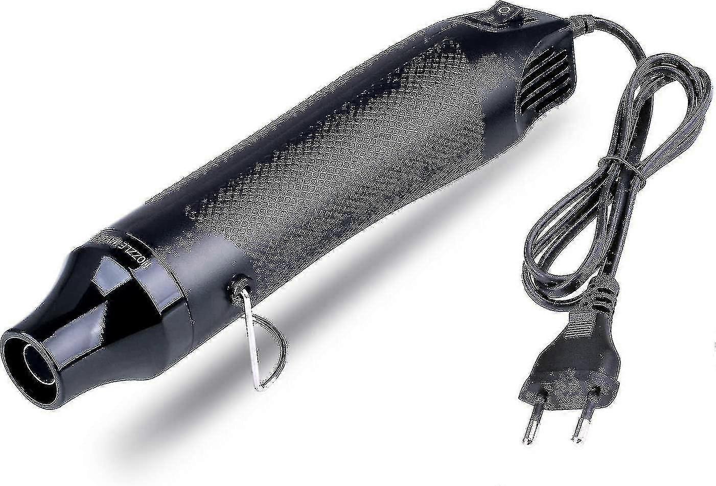 Portable Mini Hot Air Gun Heat Gun For Tubes Drying Shrink Packaging Embossing,300w Multi Function Electric Heat Tool (black)