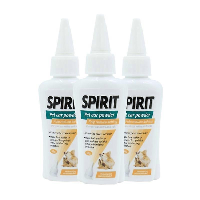 Comparer les prix de unbrand  Poudre de nettoyage des oreilles d’animaux de compagnie de formule non irritante Fournitures professionnelles de soins pour animaux de com...