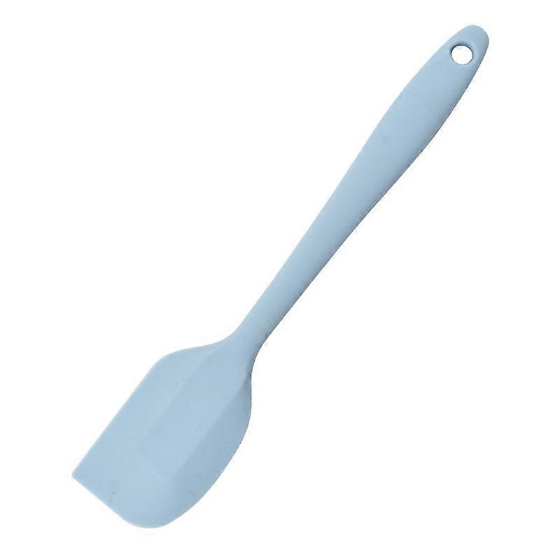 High temperature resistant one-piece silicone spatula small baking cream silicone spatula cake spatula mixing toolNordic Blue