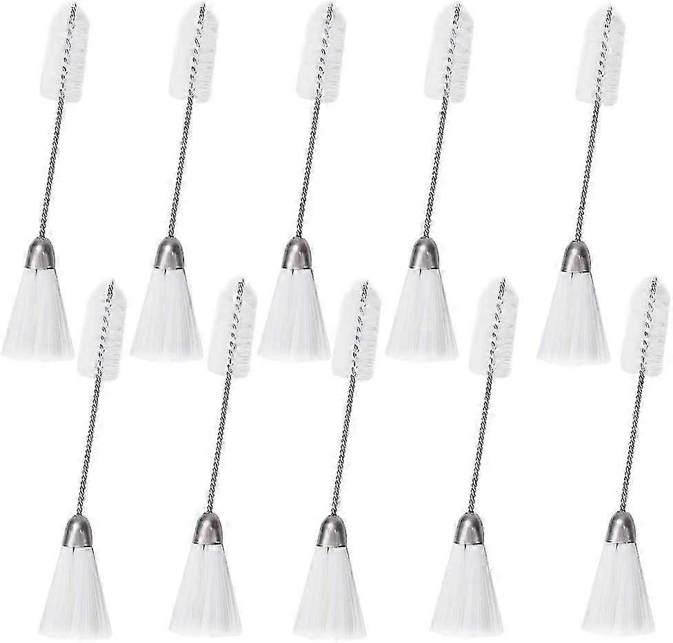 2 Ends Sewing Machine Cleaning Brush Set, Nylon Stainless Steel Tools