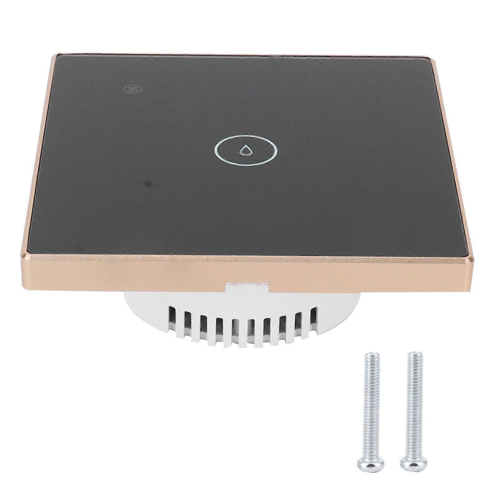 Wireless Light Switch 1Gang 20A Zigbee V3.0 Touch Control Wall Panel EU 95250V/AC