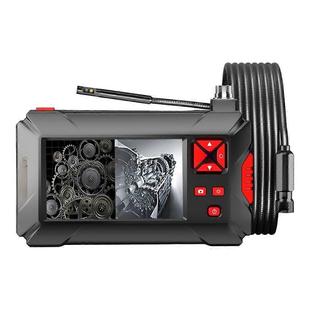 HD 360 degree rotating engine pipe camera dual lens steering auto repair detector car endoscope