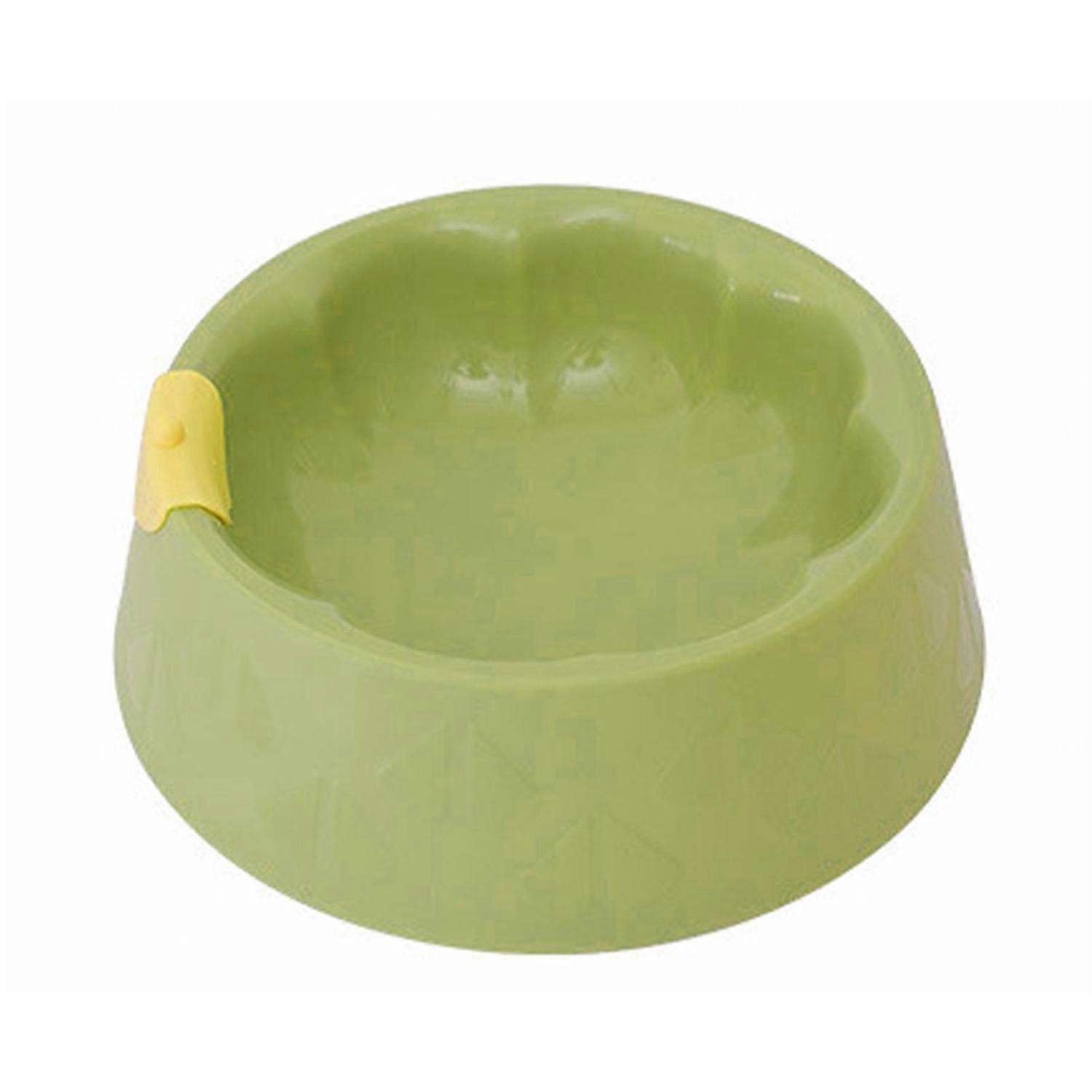 Pet Food Bowl Multipurpose Cute Flower Shape Large Capacity Spill Proof Cervical Protection Dog Cat 