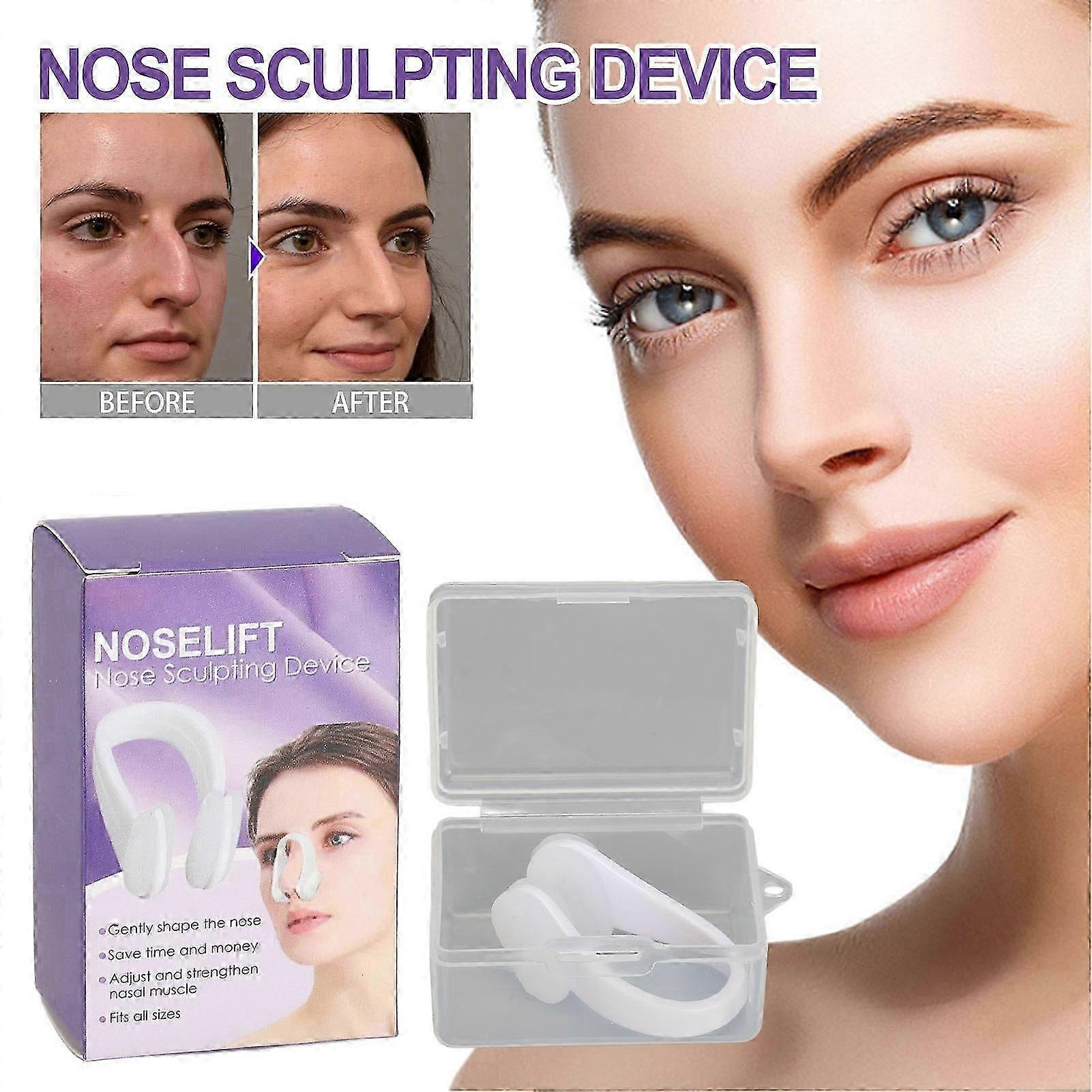 3pcs Nose Up Lifting Clips Nose Bridge Slimming Enhancer Silicone Nose Straightening Clip