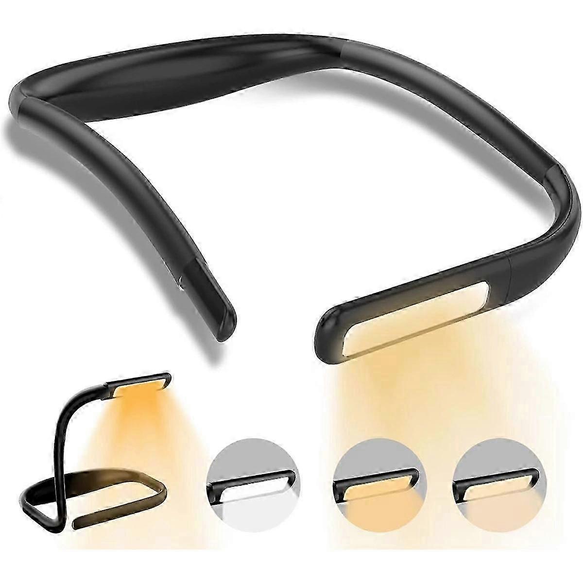 LED Neck Reading Light, Adjustable Brightness Book Light for Bed & Desk fast