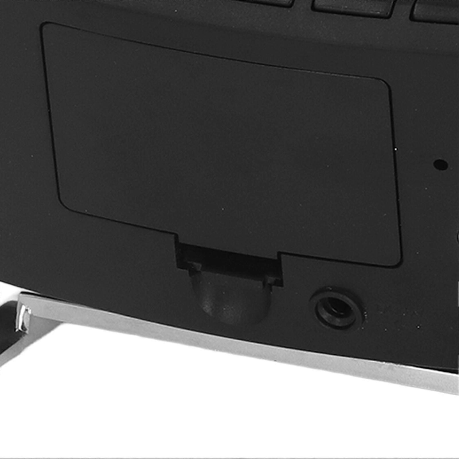 LED Digital Alarm Clock with Light Function, Special Mirror Design, Smart Curved Electronic Clock