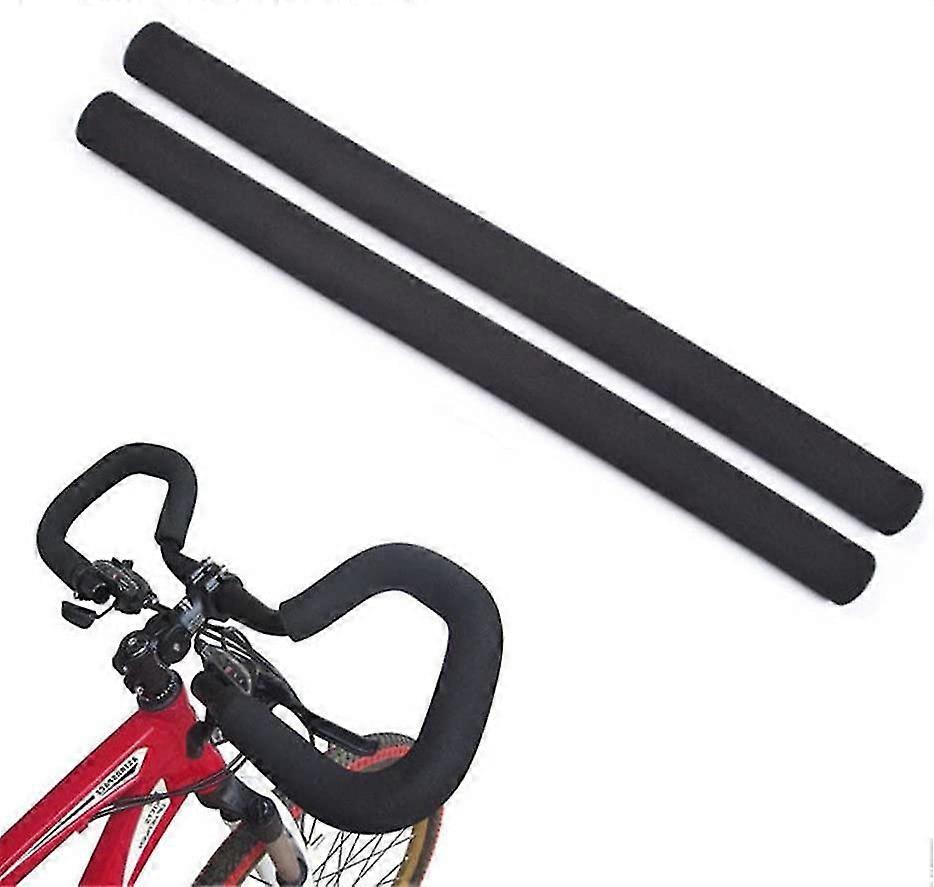 2 Pack Bicycle Handlebar Sponge Foam Rubber Flexible Handlebar Inner Diameter 21mmfrosted