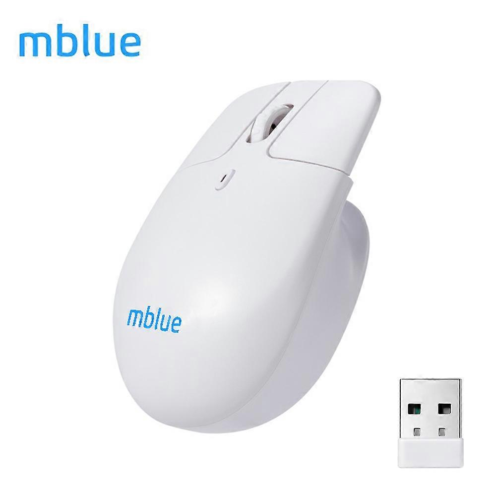 mblue M203 2.4G Wireless Mice Suspended Lightweight Gaming Mice Rechargeable BT Computer Mice with Indicator Light for PC Notebook Laptop