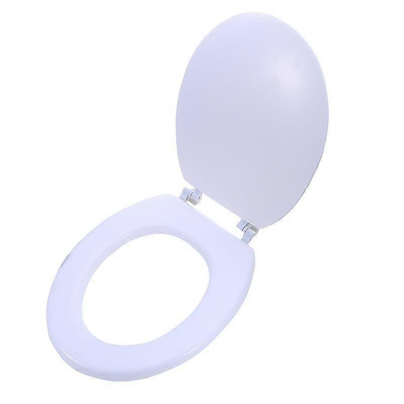 Thickened EVA Foam Toilet Seat Simple Solid Color All-Match Toilet Seat White Blue