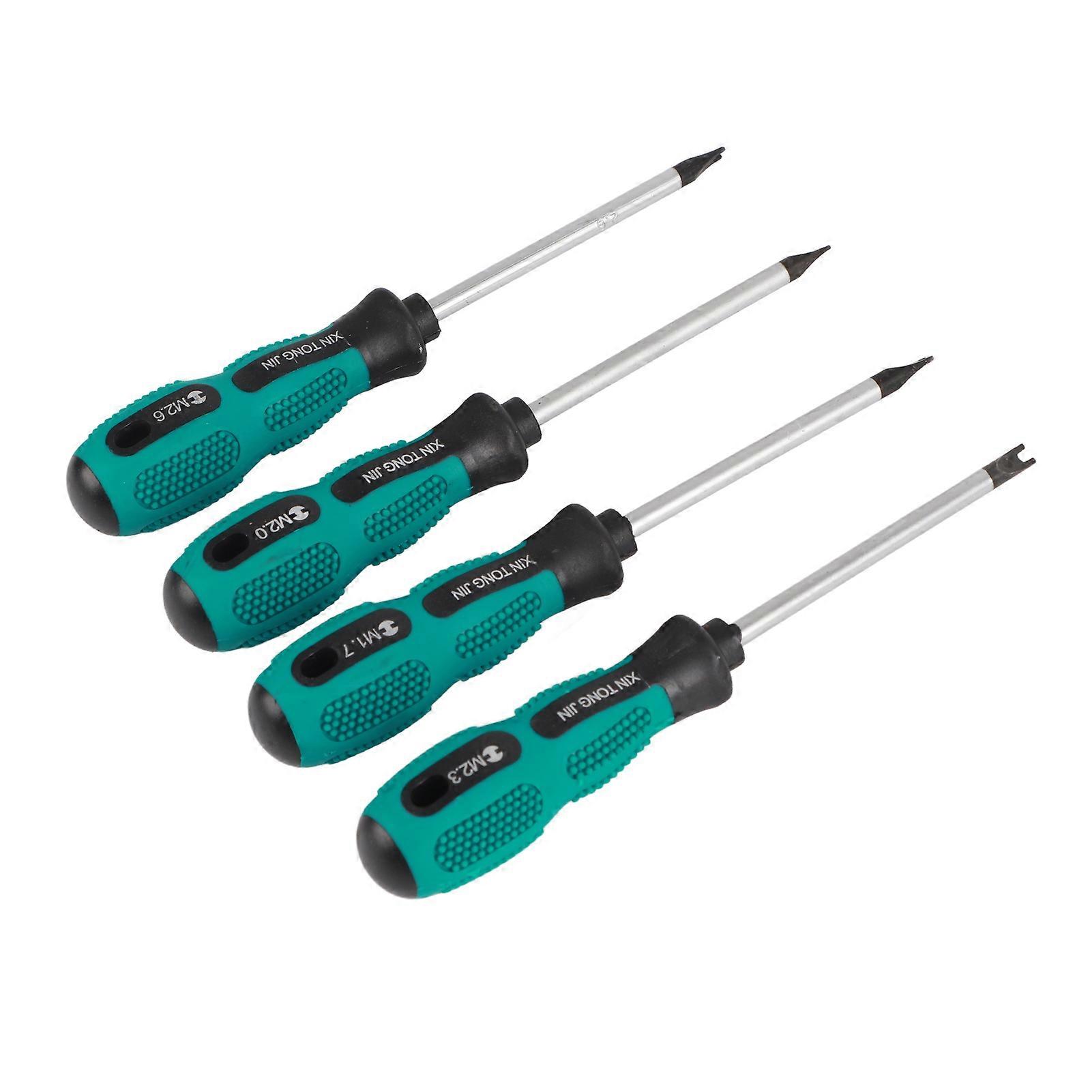 U Type Screwdriver 4pcs Magnetic Screwdriver U Type Fork CRV Multifunctional Hand Screwdriver Set