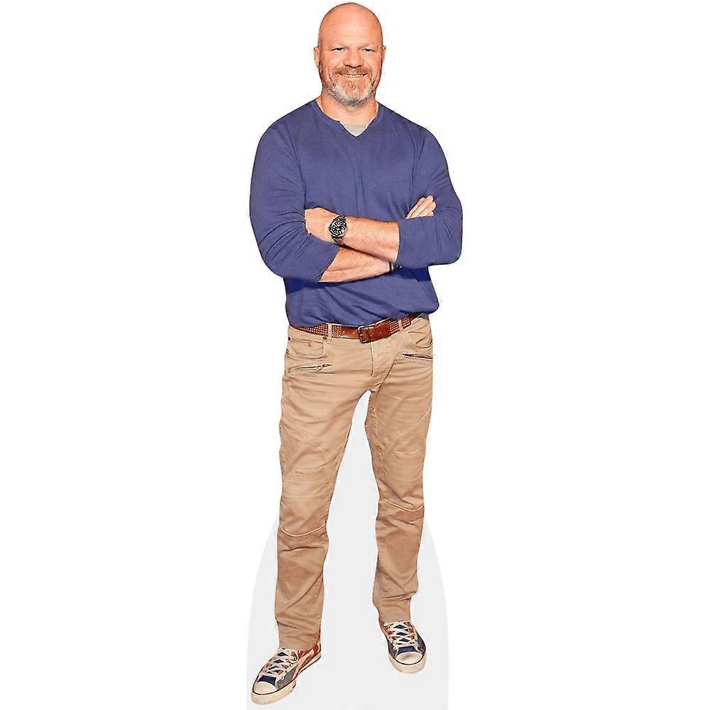 Philippe Etchebest (Blue Jumper) Cardboard Cutout (lifesize OR mini size). Standee. Stand Up.
