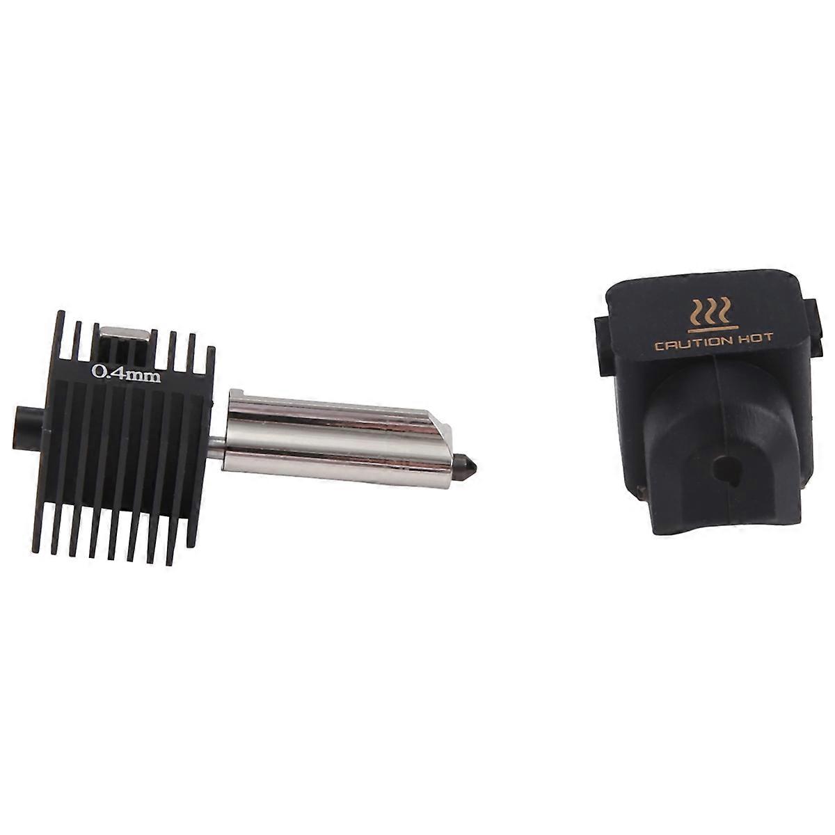 För 0,4 mm A1 Mini-munstyckesmontering Hotend-kit Härdat stål för A1 3D-skrivare