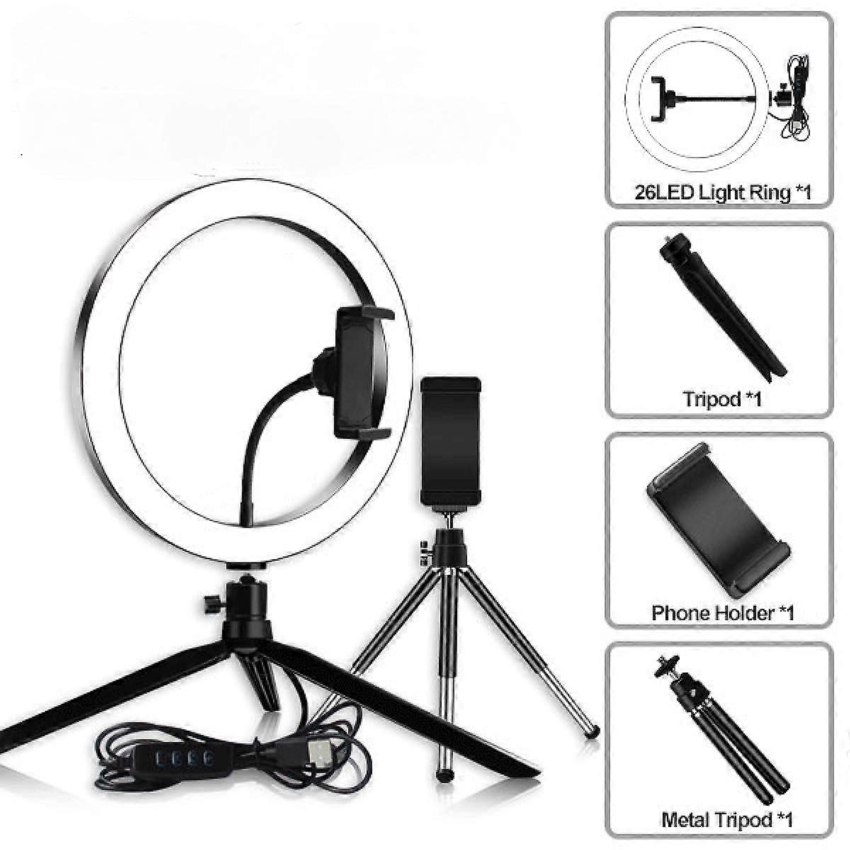 Fill Light Desktop Live Fill Light Mobile Phone Bracket Tripod Led Photography Beauty Light