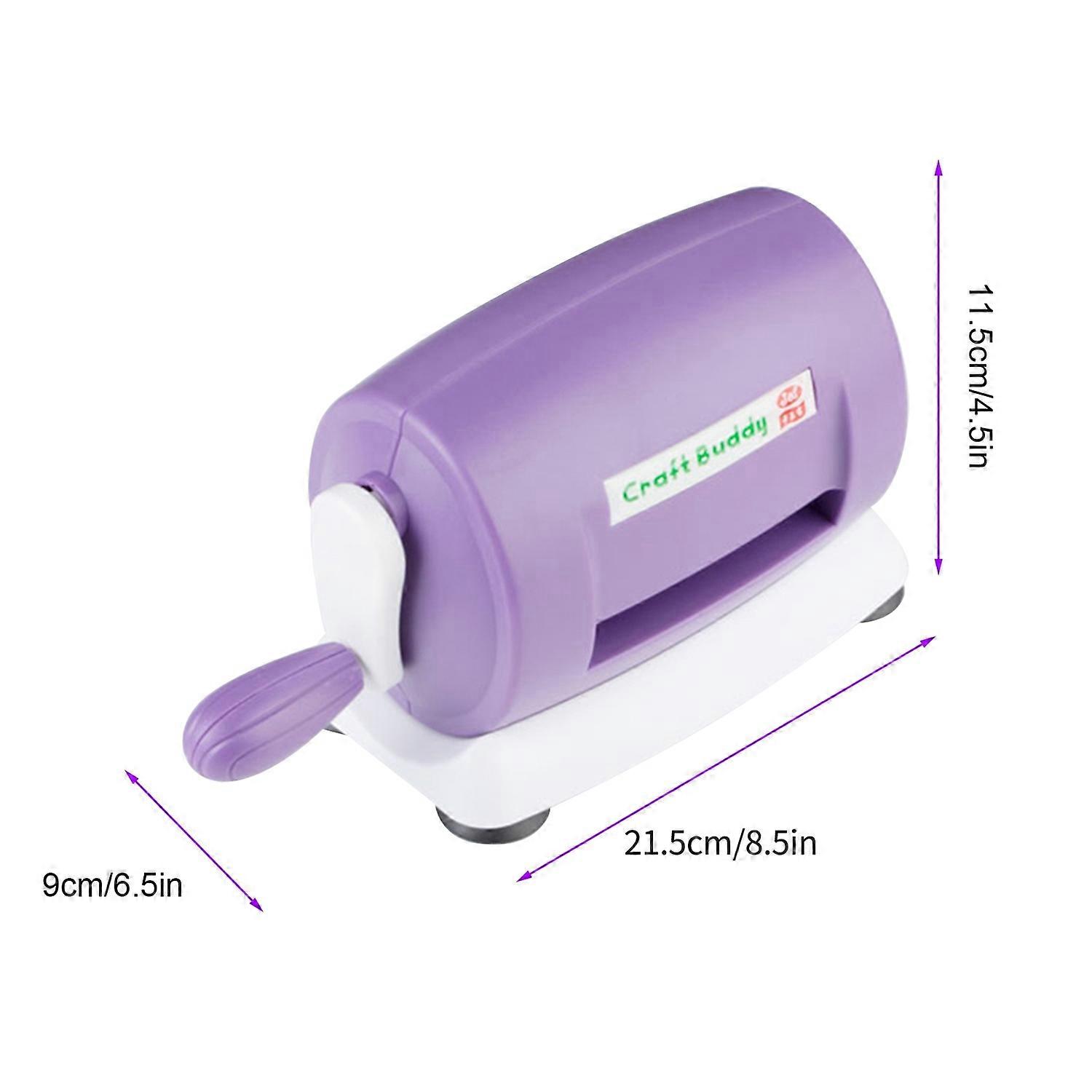 Portable Manual Die Cutting & Embossing Machine DIY Scrapbooking Die-Cut Machine with Cutting Pads f