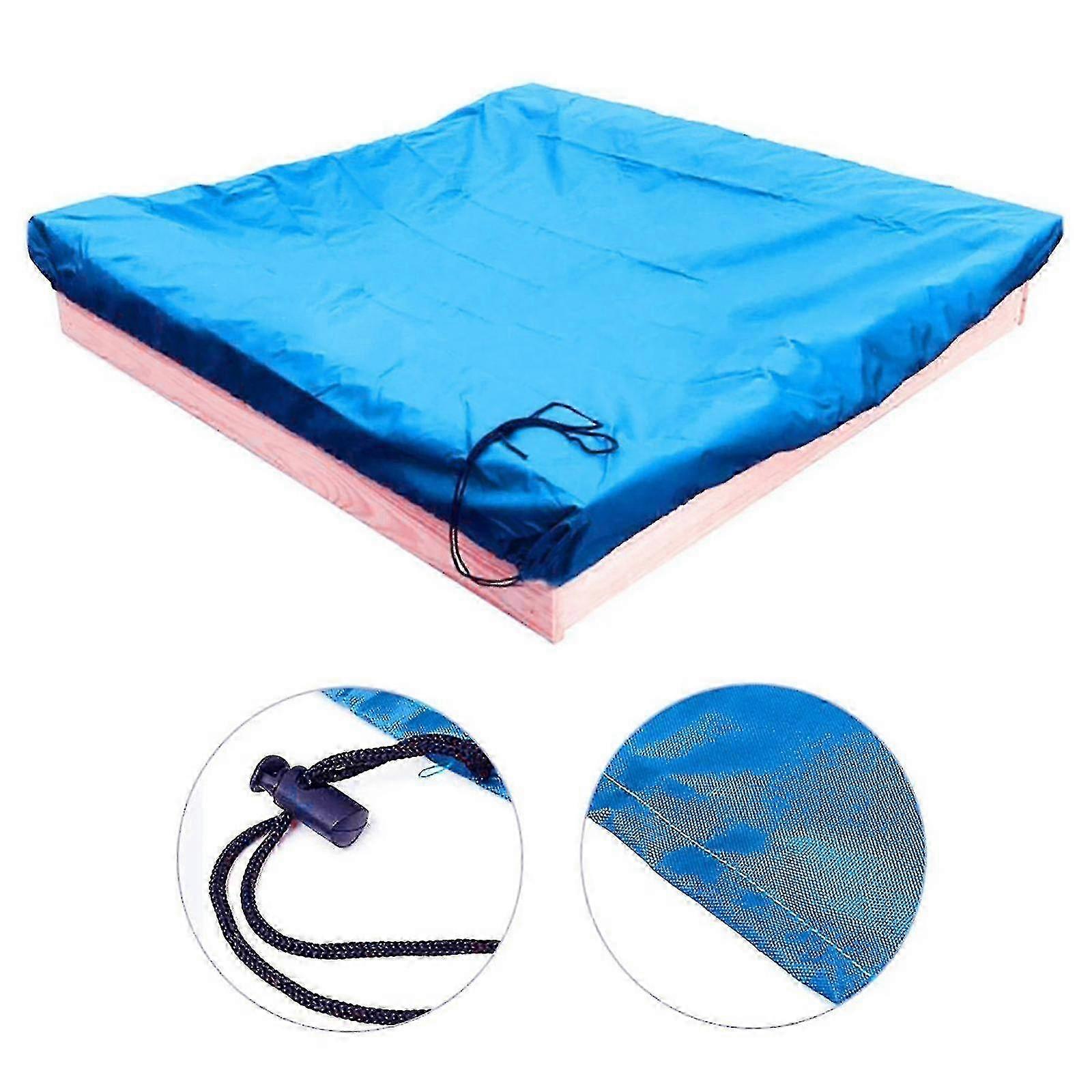 Waterproof Square Sandbox Canopy - Protect Sandpit & Toys From Dust And Rain f54