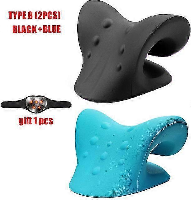 Neck And Shoulder Relaxer Cervical Traction Device For TMJ Pain Relief And Cervical Spine Alignment Chiropractic Pillow Stretche