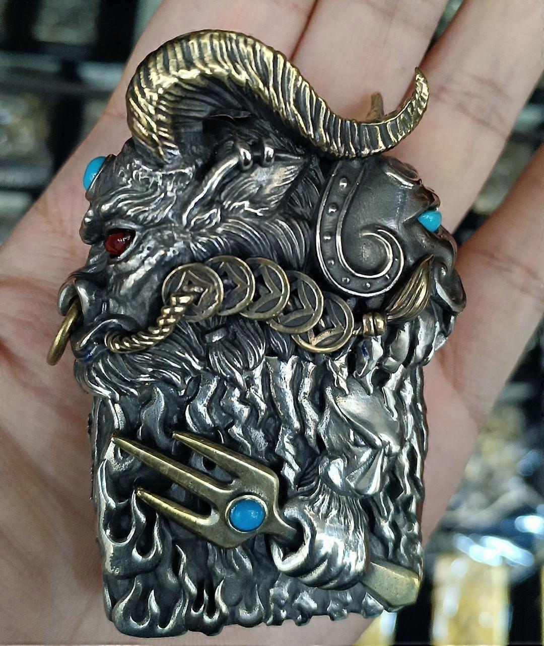 Lighter Year Of The Ox Is So Arrogant Shell Diy Kerosene Lighter New Year Men's Gift