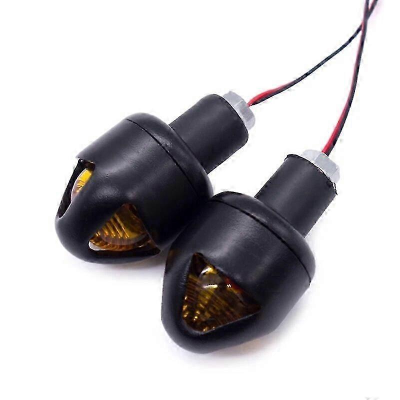 High quality12V Turn Signals Light Motorcycle Handle Bar End Blinker Handlebar Light