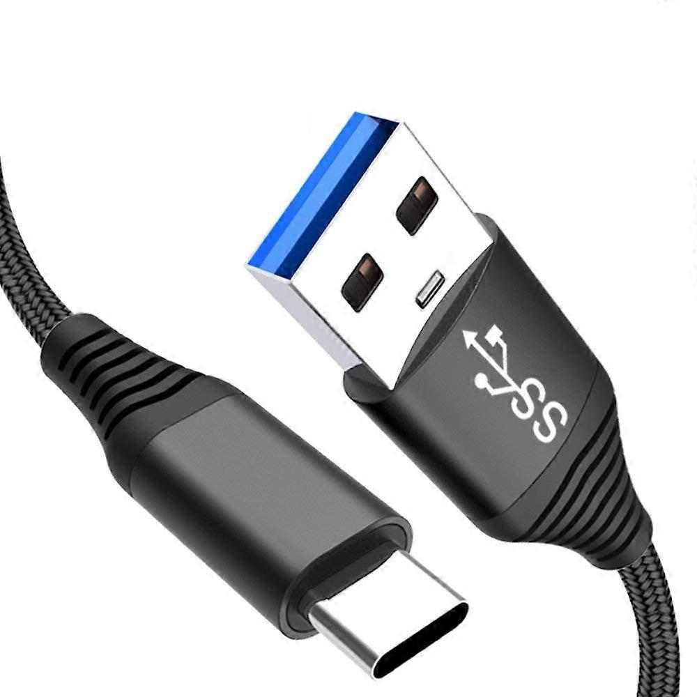 For iPhone 15 Series Type-C,1.8m Nylon Weaving 3A Type-C USB 3.0 Data Transfer Charging