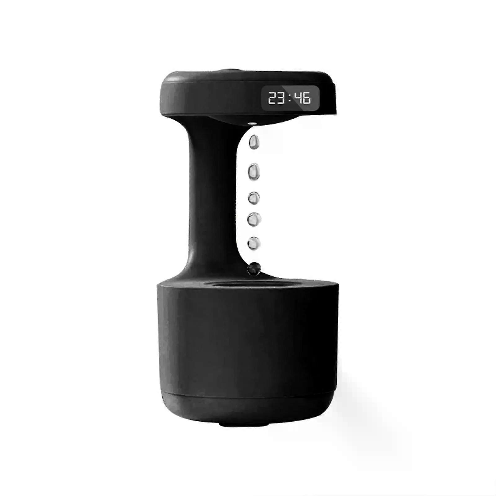 800Ml Air Humidifier Home Anti-Gravity Water Droplets Diffuser Cool Mist Maker Fogger With Led Display Office Applicable To Plug