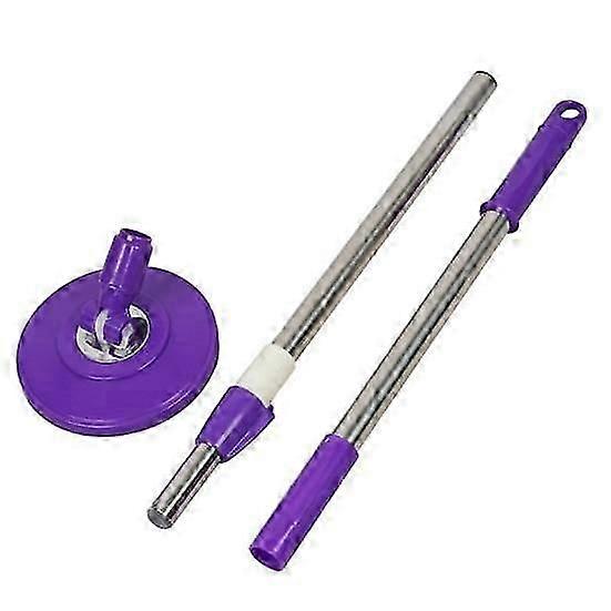 1 Set Thickened Spin Mop Pole Replaceable Replacement Accessories  purple