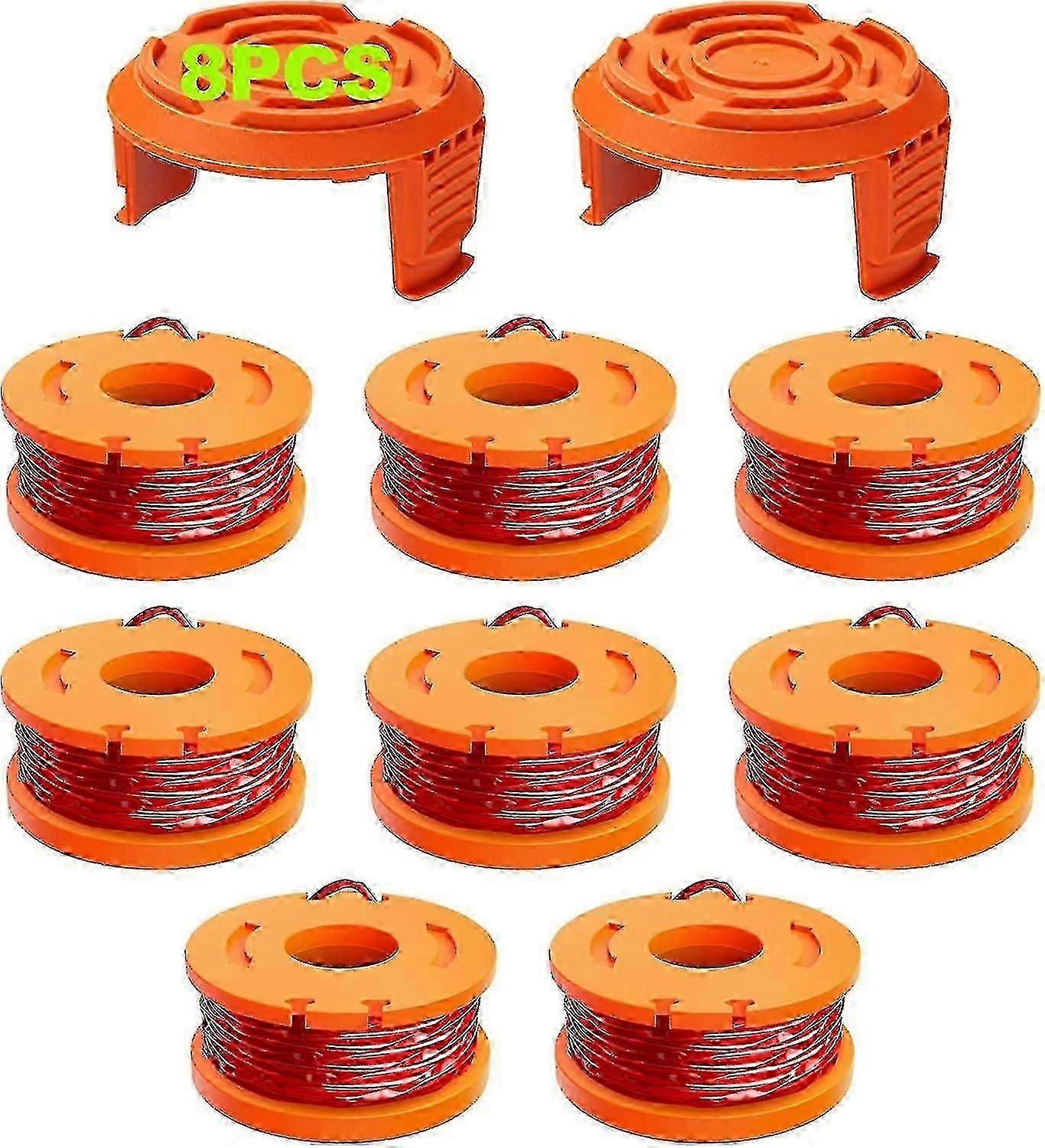 10 Pack Trimmer Spool Line For Worx,(wa0010)replacement Trimmer Spool Line For Worx,trimmer Line Refills 0.065 Inch For Worx,suitable For Worx String