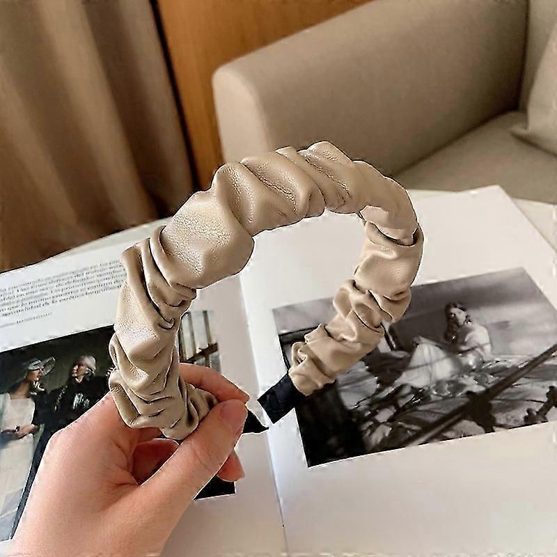 Skórzane opaski 2025 dla kobiet | ręcznie robiona opaska do włosów z klejnotami ze skóry PU dla dziewczynek | Cienkie włosy i grube włosy | Pielęgnacja skóry i wiosna boho