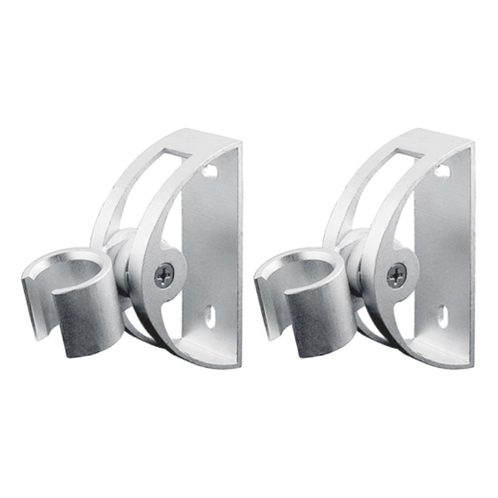 2x Shower Holder Fixed Shower Head Handheld Removable Flexible Shower Spray