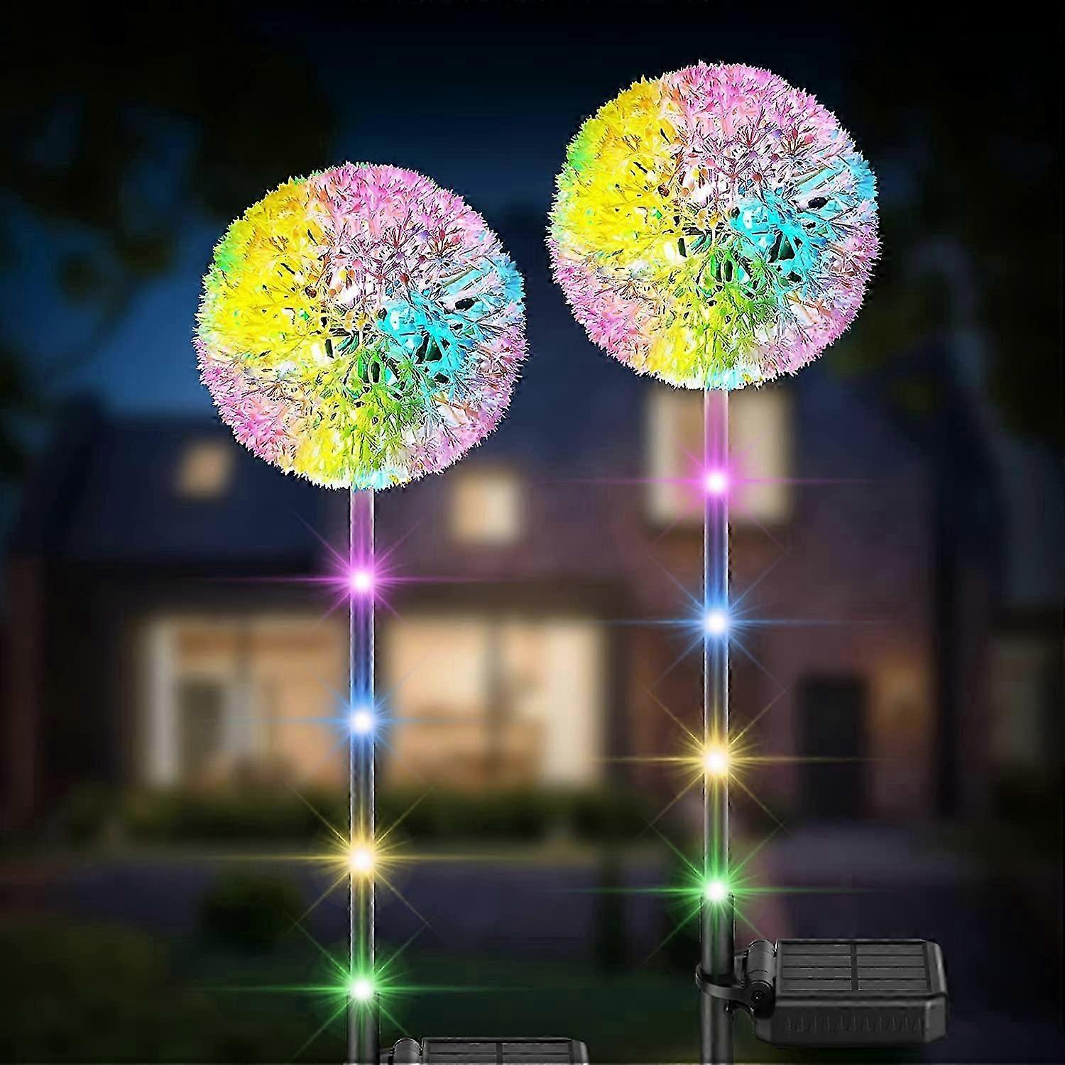 2 pack 36 LED Solar Garden Lights
