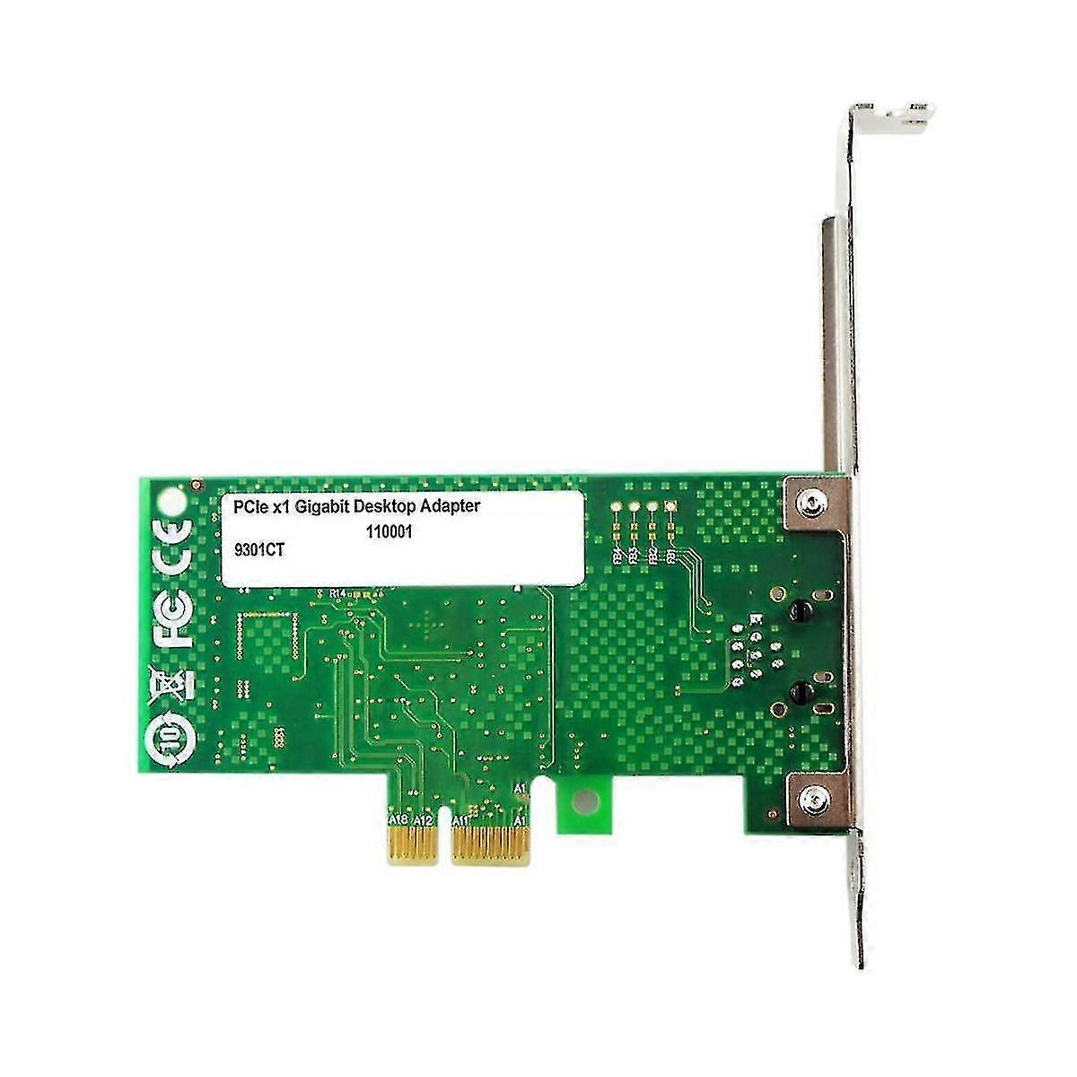 9301ct Pciex1 Gigabit Single Electrical Port Server Network Card 82574l Chip Wired Computer Network