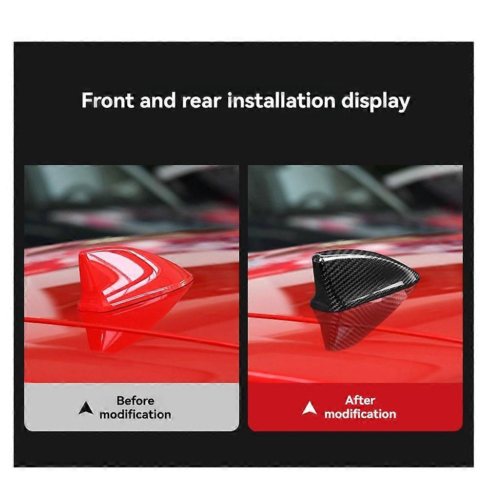 Autoantenne Dach Antenne Signal Haifischflossenabdeckung Trim Aufkleber