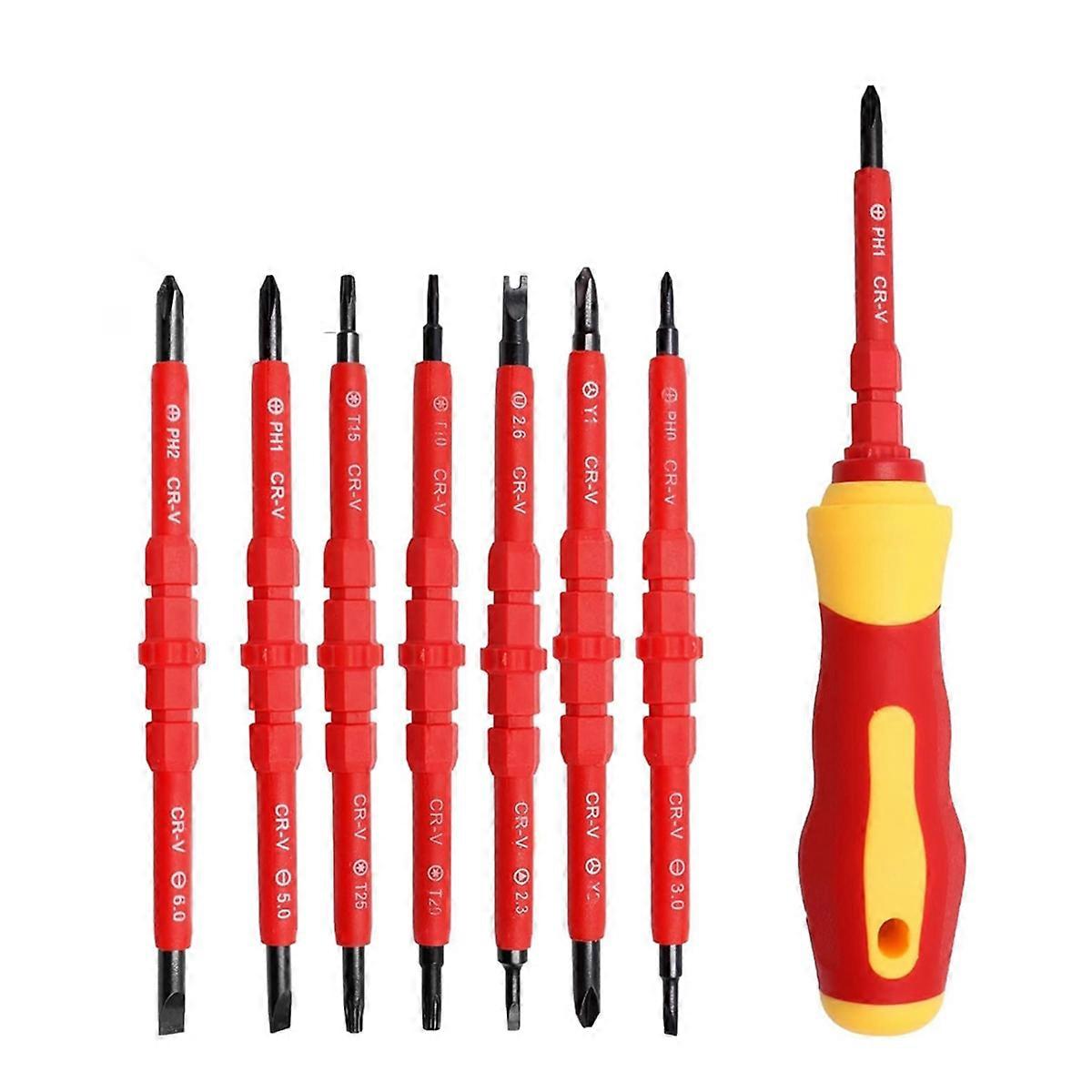 14In1 Insulated Screwdriver Set Interchangeable Screwdrivers